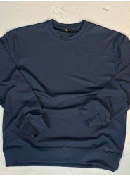 9115-NTW Lacivert Sıfır Yaka Modal Kumaş Sweath