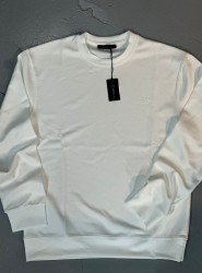 9116-NTW Ekru Sıfır Yaka Modal Kumaş Sweath