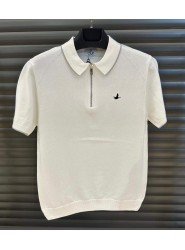 9147-BYMN Ekru Kısa kol Polo Yaka Merserize