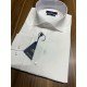 9169-Briva Beyaz Slim Fit Gömlek