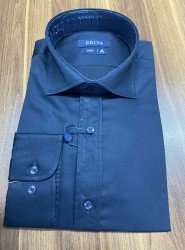 9170-Briva Lacivert Slim Fit Gömlek