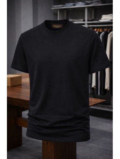 9184-Lora Piano Siyah Bacis Tsihrt