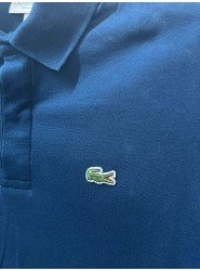 9209-Lcst Lacivert Pike Kumaş Gizli Düğme Polo Yaka Tshirt