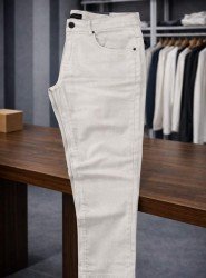 9223-NTWK Taş Rengi Gabardin Pamuk Pantolon