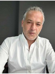 9226-Briva Kırık Beyaz Dik Yaka Gizli Düğme Slim Fit Gömlek