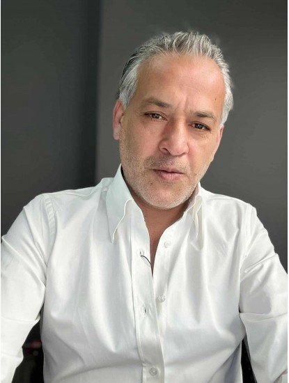 9226-Briva Kırık Beyaz Dik Yaka Gizli Düğme Slim Fit Gömlek