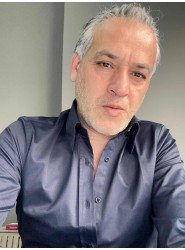 9229-Briva Lacivert Dik Yaka Gizli Düğme Slim Fit Gömlek