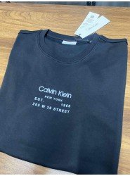 9240-CK Siyah Önü Kauçuk Baskılı Basic Tshırt