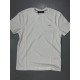 9248-VK Ekru Metal Logo Modal Kumaş Basic Tshirt