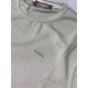 9250-VK Yeşil Metal Logo Modal Kumaş Basic Tshirt
