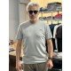 9256-BYMN Gri Metal Logo Modal Kumaş Basic Tshirt