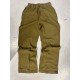 9294-BYMN Haki Müslin Kumaş Kadın Pantolon