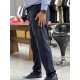 9321-Brooks Brothers Lacivert Pamuk Elastanlı Pantolon