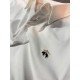 9322-Brooks Brothers Beyaz Polo Yaka İnterlok Kumaş Tshırt