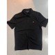 9323-Brooks Brothers Siyah Polo Yaka İnterlok Kumaş Tshırt