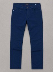 9329-BOSS İndigo Pamuklu Pantolon
