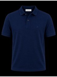 9333-NTW Lacivert Pike Kumaş Polo Yaka Tshırt
