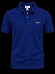 9339-LCST Lacivert Pike Kumaş Polo Yaka Tshırt