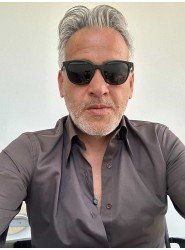 9346-Briva Acı Kahve Gizli Düğme Dik Yaka Slim Gömlek