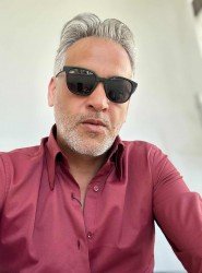 9352-Briva Bordo Gizli Düğme Dik Yaka Slim Gömlek