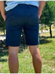 9365-MAC JEANS Lacivert  Likralı Şort