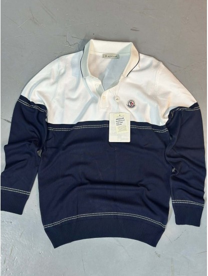 9109-Monchler Lacivert Polo Yaka Triko