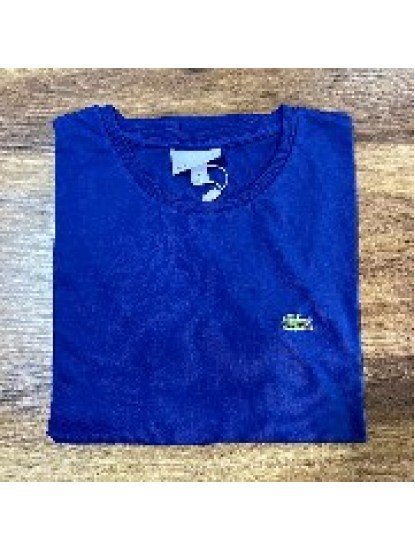 12427- LCST İndigo Klasik Logo Basic Sıfır Yaka Tshirt