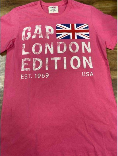 8370-GP Pembe  Bisiklet Yaka Tshırt