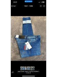 8518-PRD Mavi Kot Regular Pantolon