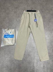 8528-JC Açık Yeşil Keten Pantolon 