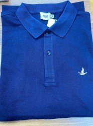 8542-BYMN Lacivert Pike Kumaş polo Yaka Tshırts