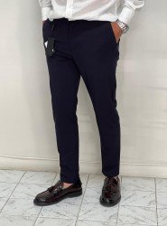 8551-PRD Lacivert Jogger Regular pantolon
