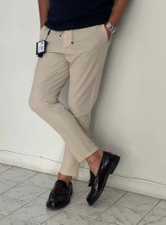 8552-PRD Bej Jogger Regular pantolon