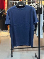 8640- Score İndigo Basic Tshirt
