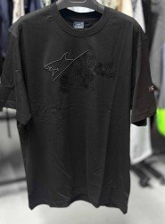 8642- Paul Shark Siyah Önü Nakışlı Tshirt