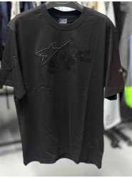 8642- Paul Shark Siyah Önü Nakışlı Tshirt