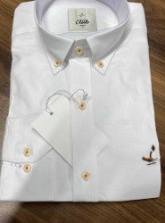 8644- BYMN Beyaz Oxford Slim Fit Gömlek