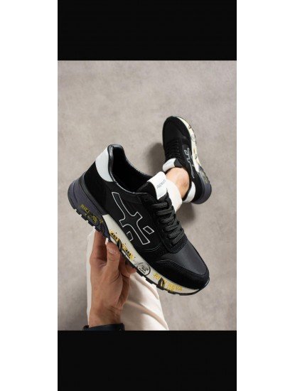 8729- PREMIATA MRD-01 Black Suet AYAKKABI