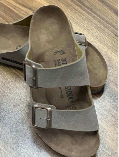 8732- Birkenstock Vizon Bantlı Kadın Terlik