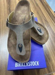 8744-Birkenstock Vizon Parmak Arası Erkek Terlik