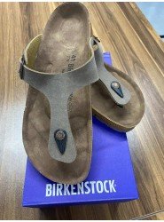 8744-Birkenstock Vizon Parmak Arası Erkek Terlik