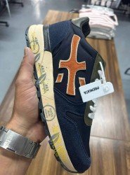 8745-PREMIATA MRD-01 DARK BLUE-Orange AYAKKABI
