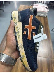8745-PREMIATA MRD-01 DARK BLUE-Orange AYAKKABI
