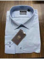 8887- VK A.Mavi Comfort Fit Gömlek