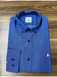 8902-BYMN Comfort Fit A.Lacivert Pamuk Gömlek