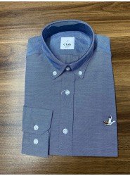 8903-BYMN Comfort Fit A.Lacivert Oxford Gömlek
