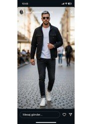 8931-PRD Siyah Mevsimlik Mont