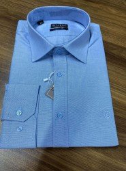 8933-VK Deniz Mavisi Comfort Fit Gömlek
