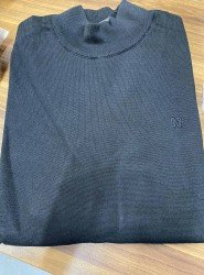 8945-NTW Siyah Yarım Balıkçı Triko