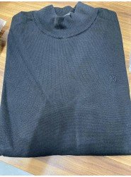 8945-NTW Siyah Yarım Balıkçı Triko